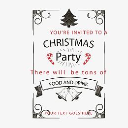 创意圣诞贺卡矢量素材