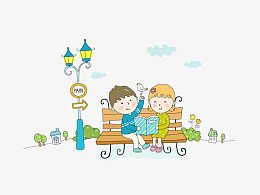读书小孩