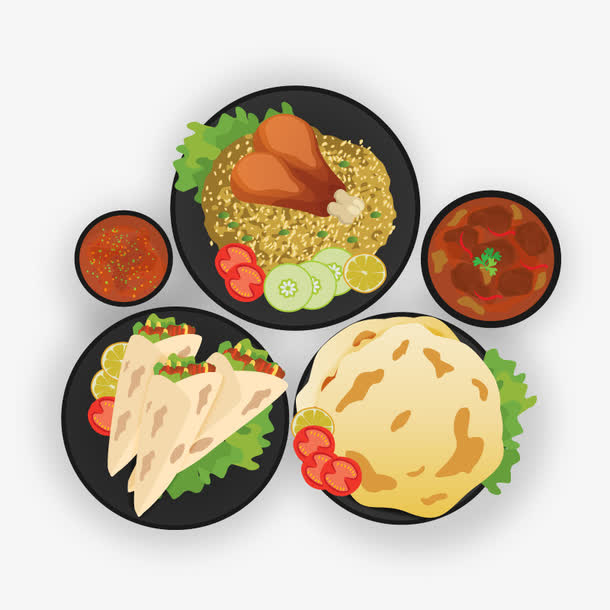 关键词 : 蔬菜,卷饼,鸡腿,蘸酱,食物矢量[声明] 觅元素所有素材为用户