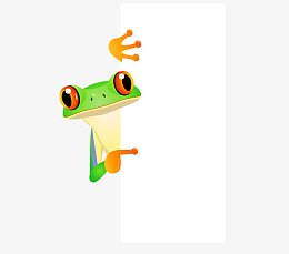 卡通青蛙公告栏图片