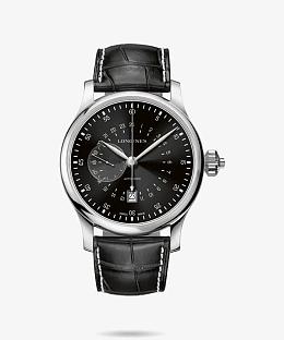 浪琴手表男表黑色腕表