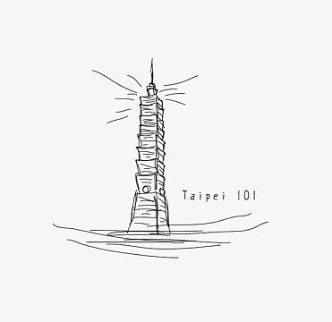 最新简笔画1素材-简笔画1图片元素-觅元素