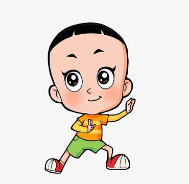 穿绿裤子的大头儿子