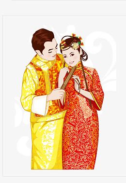 中式婚纱照
