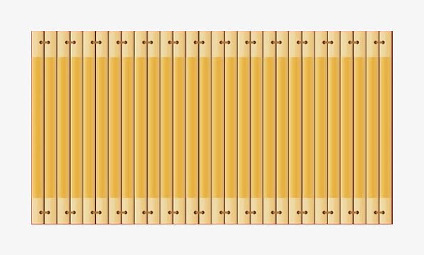 空白竹简png古风竹简书卷png竹简打开素材png弟子规书简png棕色的竹简