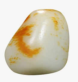 和田玉白玉籽料原石独籽精品