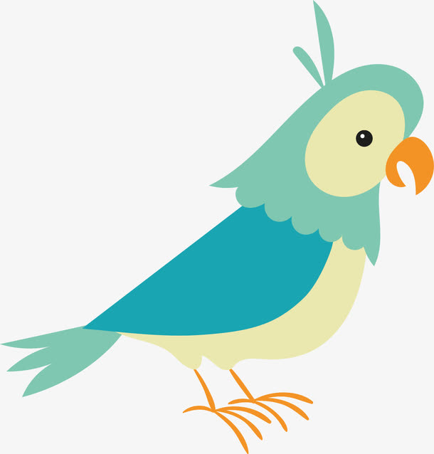 卡通小鸟矢量素材