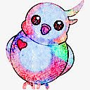 鹦鹉小鸟动物卡通元素