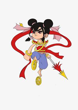 Q版纯色哪吒