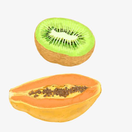 水果切面图手绘画素材图片素材免费下载_觅元素