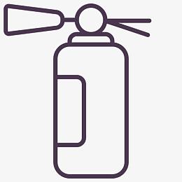 灭火器火灭火器保护安全安全警告