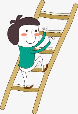 矢量攀爬女孩