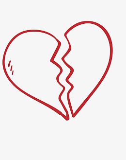 破碎的爱心