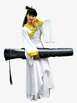 美女与古筝