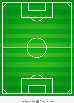 足球场俯视图矢量素材下载,