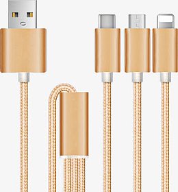 金色奢华数据线USB