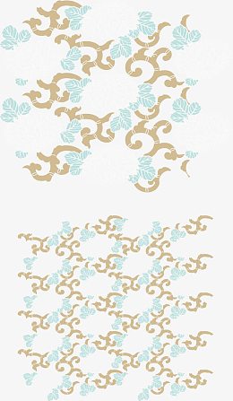 日式花纹背景素材矢量图