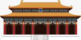 紫禁城矢量