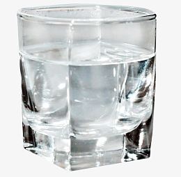 一杯水与玻璃杯