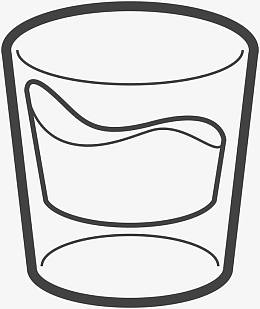 手绘透明玻璃杯