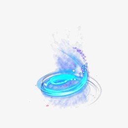 蓝色漩涡爆炸
