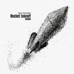 颗粒艺术 火箭
