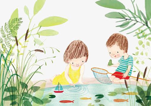 夏日池塘(564x398)png古风荷花鱼池塘(7087x10630)psdpng卡通池塘一角