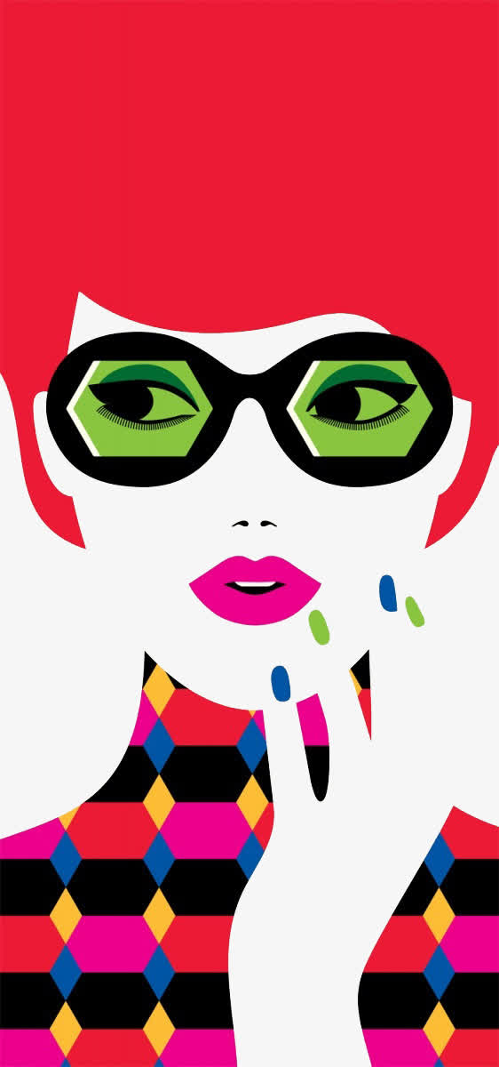 波普人像素材免费下载_觅元素