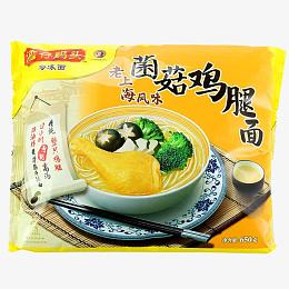 菌菇鸡腿面