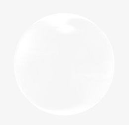 清新白色透明气泡