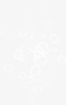白色漂亮气泡