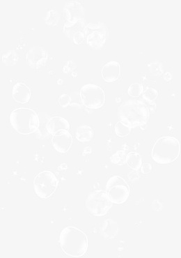 白色透明气泡