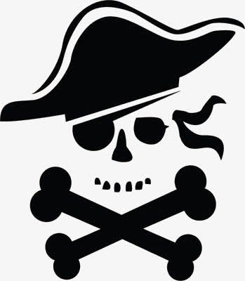 简单的海盗标志怎么画图片