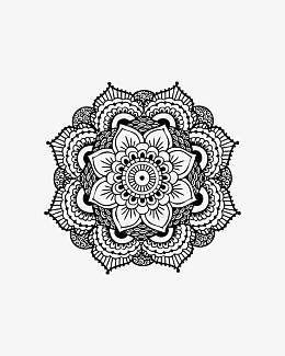 黑白花纹