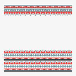 民族风格花纹边框背景