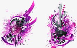 潮流非主流音乐矢量