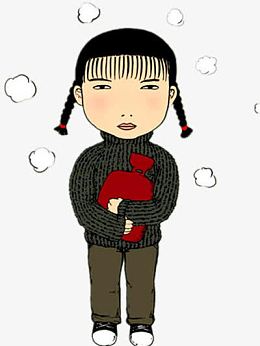 怕冷乡村妇女