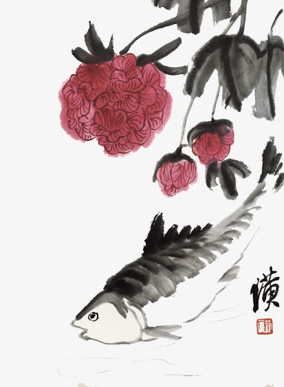 关键词 : 国画素材,齐白石水墨画,泼墨画,水墨小品,水墨鱼[声明] 觅
