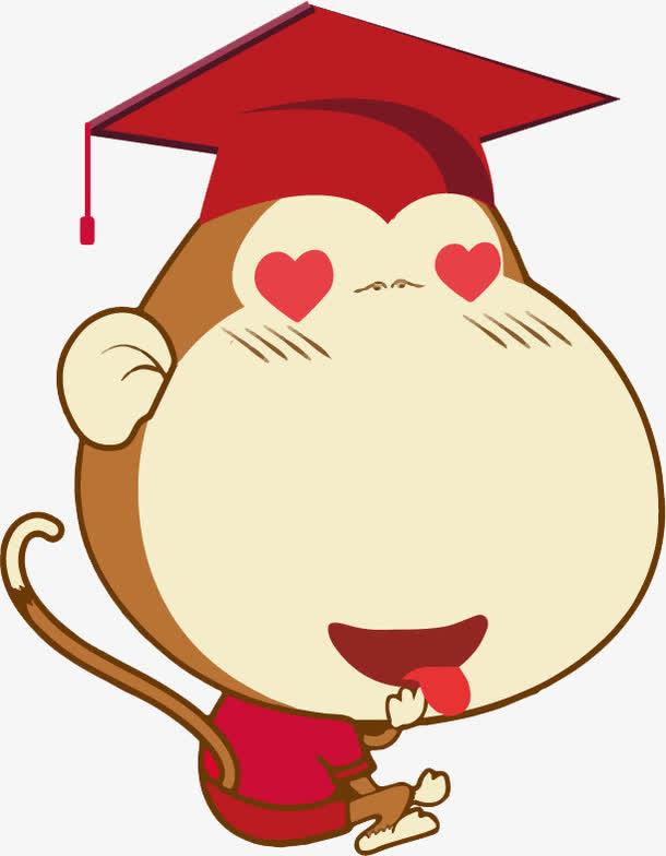 关键词 : 小猴子,博士帽,爱心[声明] 觅元素所有素材为用户免费分享