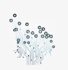 矢量线条发光VR科技背景