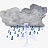 暴雨天气图标