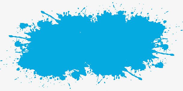天蓝色泼墨效果底纹(2876x1439)png油画背景 涂鸦背景(1920x900)png