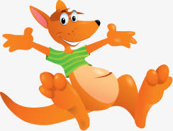 袋鼠免抠素材免费下载_觅元素51yuansu.com