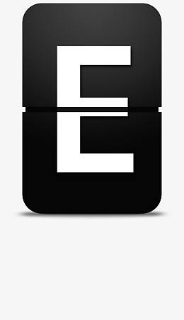 翻牌字母E