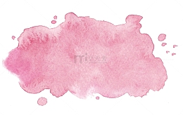 水粉色泼墨画