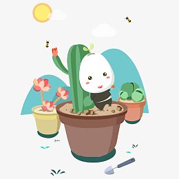 仙人掌环保植物