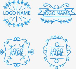 天蓝色承诺书边框