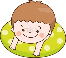 游泳男孩