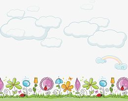 卡通幼儿网站元素