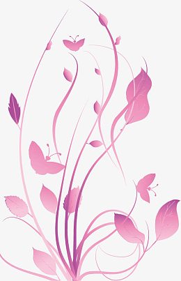 水彩花卉矢量图